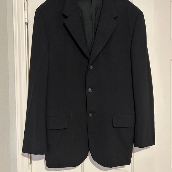 Prada Black Suit Jacket for Men Size 50R Designer ~ Luxury ~ Italian! - Picture 2 of 10